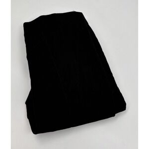 Maeve Anthropologie Women's S Linen Black Straight Leg‎ Pants